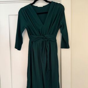 Forest Green Maternity Dress